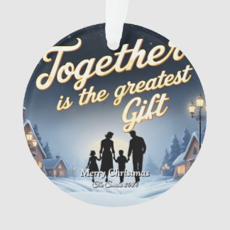 Élégant Moderne Simple Vintage Noël de famille