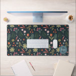 Élégant Monogramme Floral Moderne<br><div class="desc">Ce design élégant et moderne de bureau à motifs floraux dispose d'un motif de fleurs botaniques aux couleurs vives, avec de l'espace pour ajouter vos propres initiales et nom à un monogramme d'angle. Le design parfait pour mon amoureux des couleurs ! Idéal pour tous ceux qui travaillent à la maison....</div>