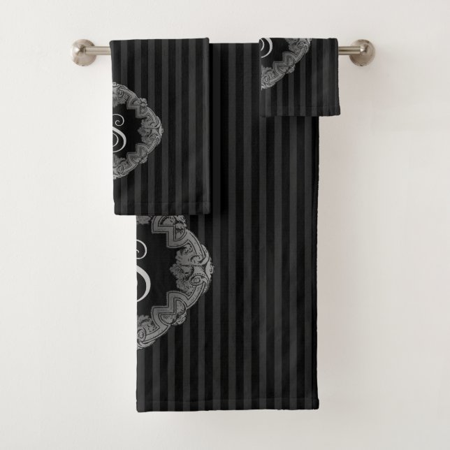 Élégant, Monogramme Initial (En situation)