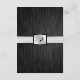 Elégant Monogramme Mariage carte RSVP