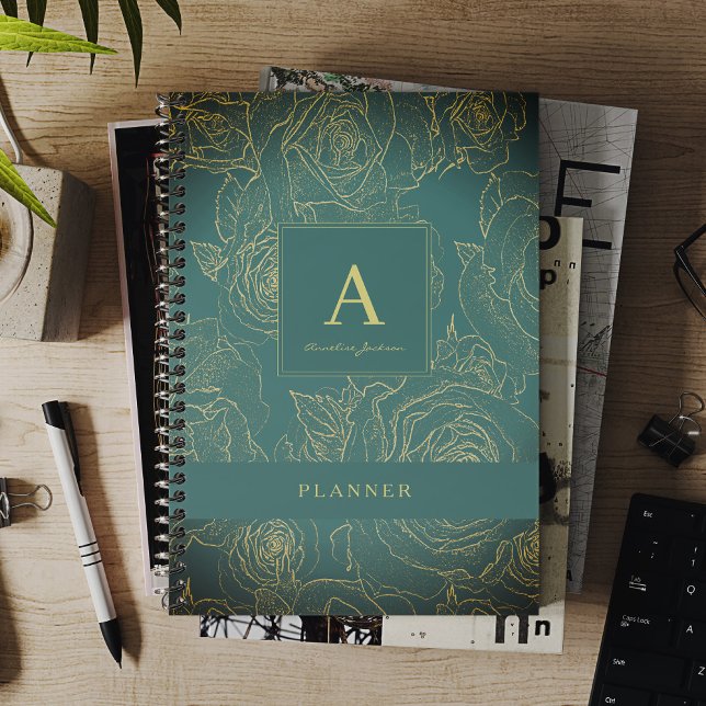 Élégant monogramme personnalisé moderne et nom éme (Créateur téléchargé)