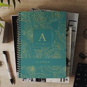 Élégant monogramme personnalisé moderne et nom ver