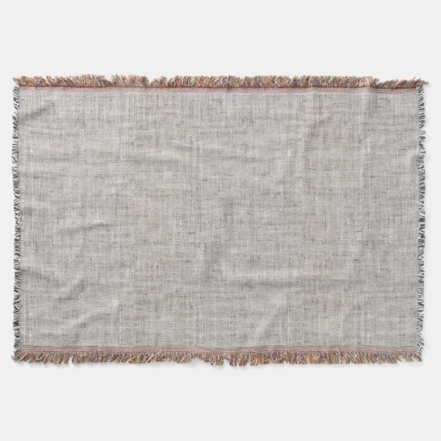 Élégant Motif Burlap Jeu de couverture (Devant)