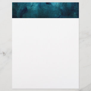 Elégant Motif d'aquarelle Mandala Turquoise