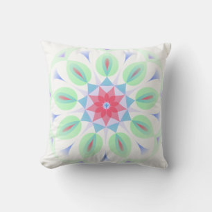Élégant Motif d'art floral Coussins