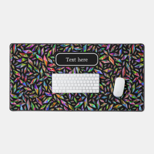 Élégant motif de gemme multicolore moderne sur fon