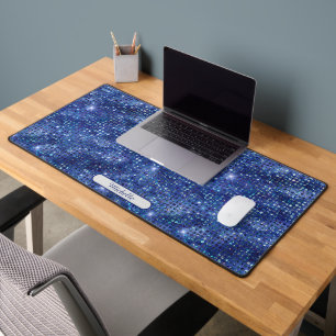 Élégant Motif de Shimmer Gem Bleu