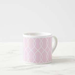 Élégant Motif d'onde rose vierge Espresso Mug
