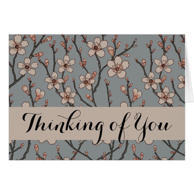 Élégant Motif Fleur rose Douce Fleur Fleur de Ceri (Devant horizontal)