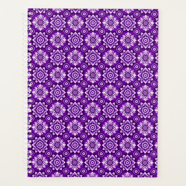 Élégant Motif Floral Mandala (Devant)