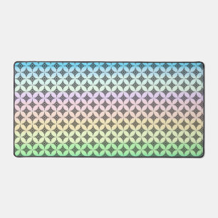 Elégant Motif géométrique Diamant sur Pastel Color