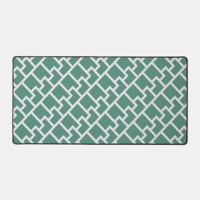 Élégant motif géométrique vert sauge (Recto)