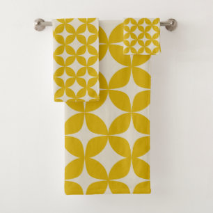 Élégant Motif moderne du milieu du siècle Musta