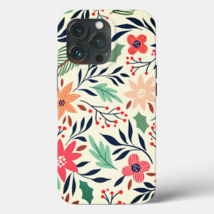 Élégant Motif Poinsettia OtterBox coque iphone