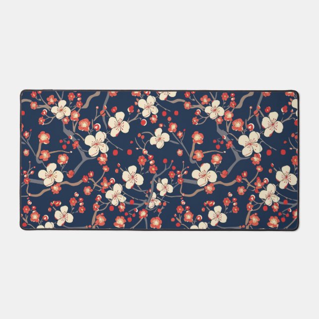Élégant Motif sans couture en fleur de cerisier (1 (Recto)