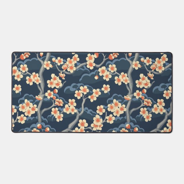 Élégant Motif sans couture en fleur de cerisier (1 (Recto)