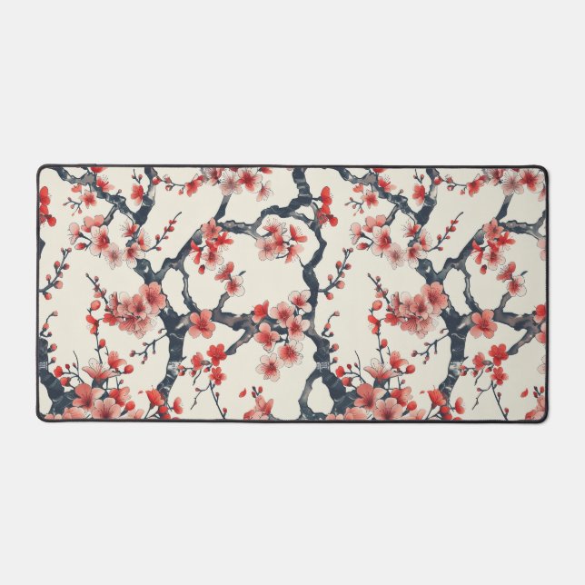 Élégant Motif sans couture en fleur de cerisier (1 (Recto)