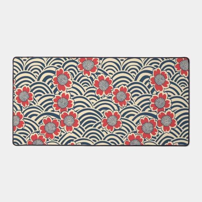 Élégant Motif sans couture en fleur de cerisier (8 (Recto)