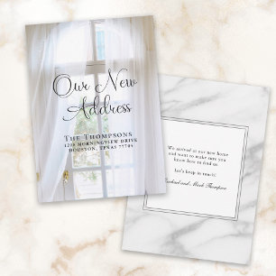 Elegant Moving Faire-part Nouvelle adresse