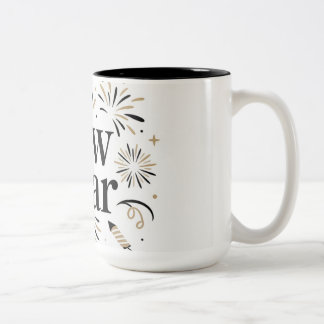 Elegant New Year Celebration Mug Design