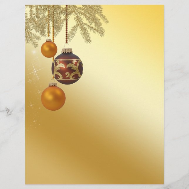 Élégant Noël d'or (Devant)