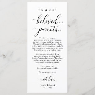 Élégant noir classique, Carte de remerciements de