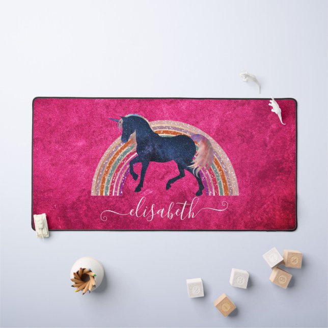 Elégant Nom de fille mignonne Rainbow Celestial Un (Tableau pour enfants)
