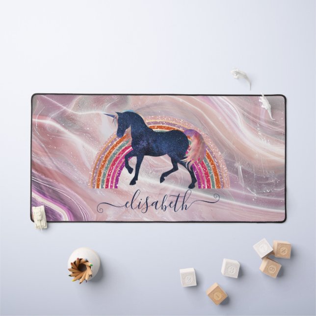 Elégant Nom de fille mignonne Rainbow Celestial Un (Tableau pour enfants)
