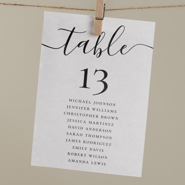 Élégant numéro de table de mariage Hanging Seating (Créateur téléchargé)