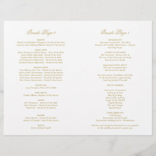 Élégant or Vintage Mariage glamour