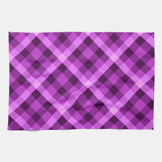 Élégant orchidée violet serviette de cuisine (Horizontal)
