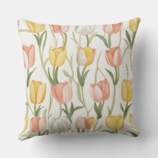 Élégant Oreiller Floral