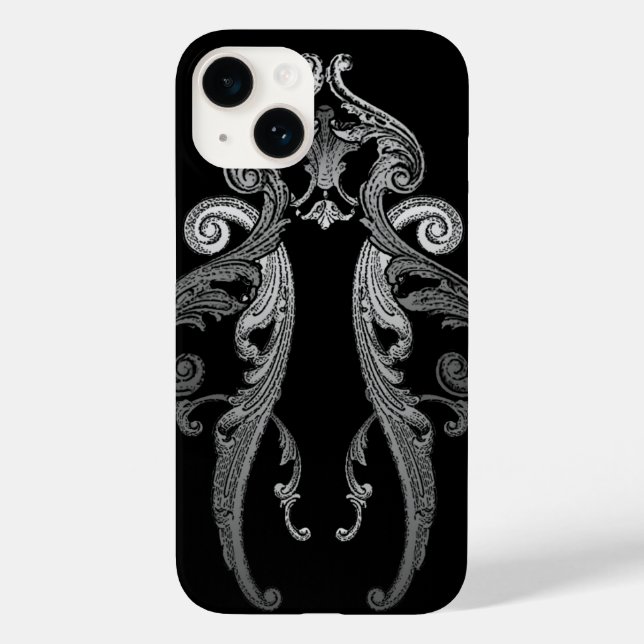 Elégant Ornate Goth Design iPhone 7 Coque (Verso)