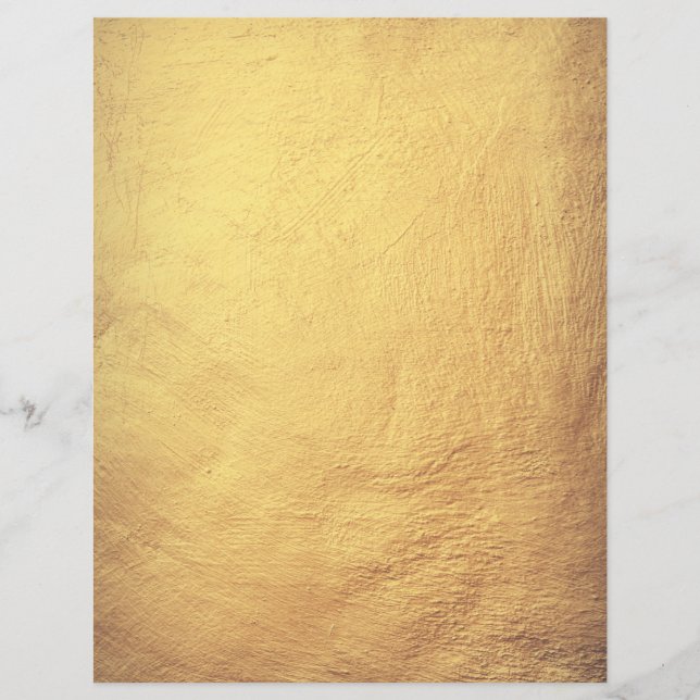 Élégant papier de papier à morceau à huile d'or (Devant)