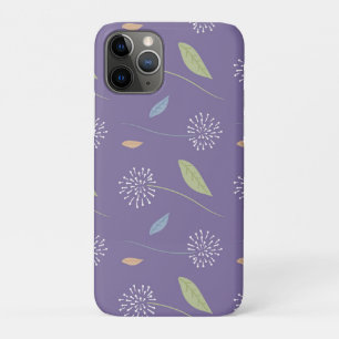 Élégant papier peint floral iPhone 11 Coque
