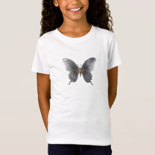 Elégant papillon métallique pour enfants T-shirt