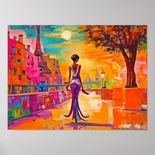 Elégant Paris Print, Value Poster Paper (Matte) (Devant)