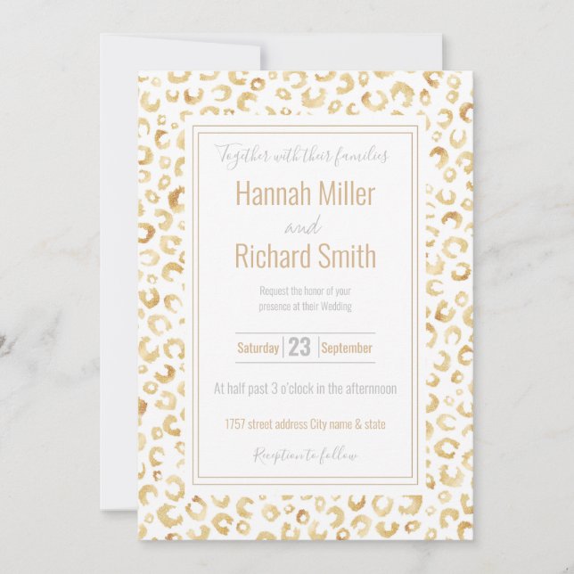 Élégant Parties scintillant d'or blanc Poster de a (Devant)