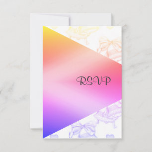 ELEGANT Pastel MARIAGE BELLS RSVP