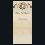 Élégant Peacock Mariage Cérémonie Programmes<br><div class="desc">Élégant Monogramme Peacock Programmes de cérémonie Vintage. Ajoutez votre monogramme et tout votre texte de cérémonie mariage sur ce magnifique papier paon vintage.</div>