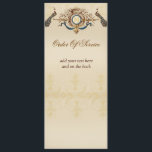 Élégant Peacock Mariage Cérémonie Programmes<br><div class="desc">Élégant Monogramme Peacock Programmes de cérémonie Vintage. Ajoutez votre monogramme et tout votre texte de cérémonie mariage sur ce magnifique papier paon vintage.</div>