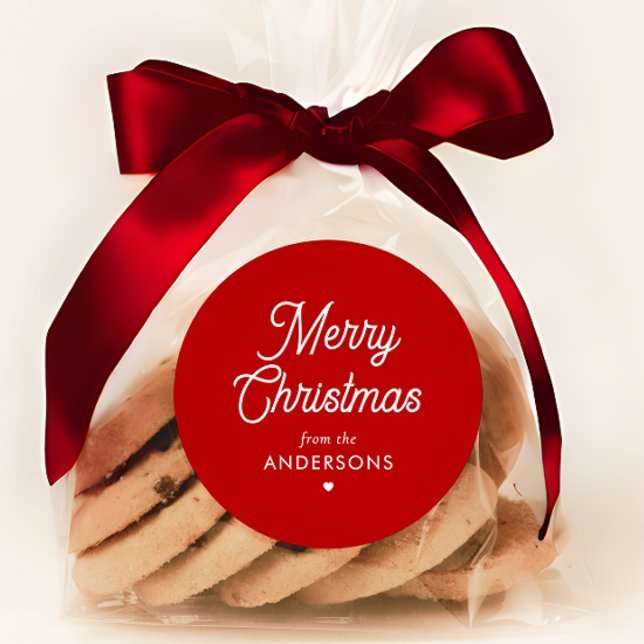 Élégant Personnalisé Joyeux Étiquettes cadeaux de  (Créateur téléchargé)