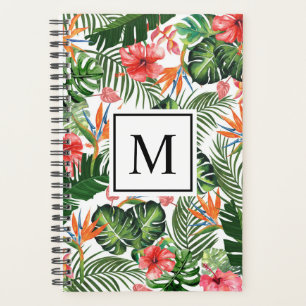 Élégant planificateur monographique Tropical Per
