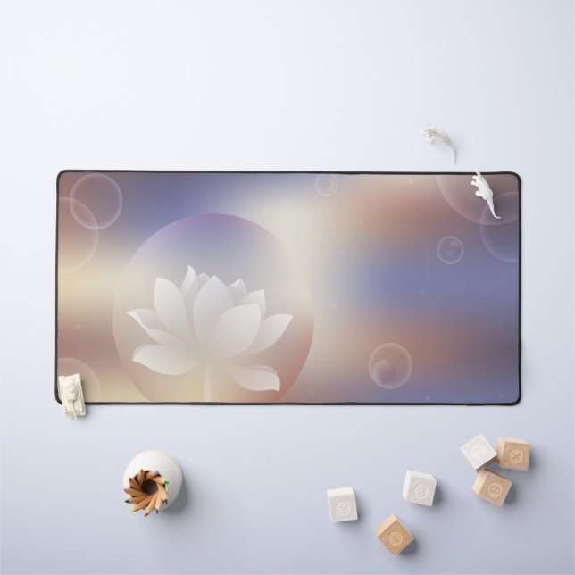 Élégant pois de bureau en fleur de Lotus (Tableau pour enfants)