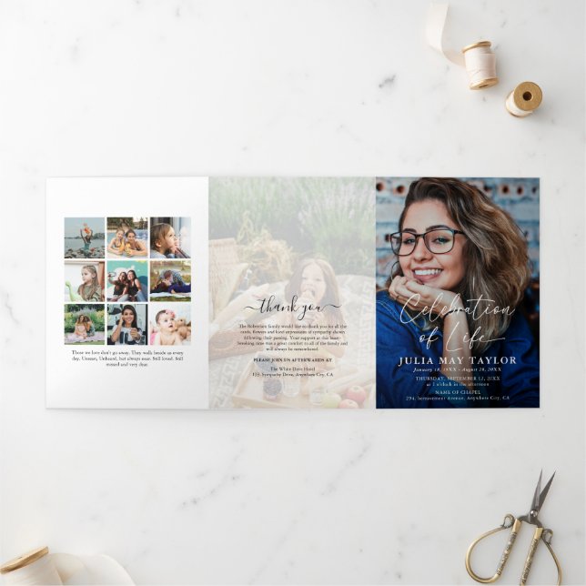 Élégant programme de commémoration funéraire de su (Extérieur)