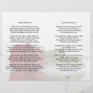 Élégant programme de mariage rouge Rose Insérer -