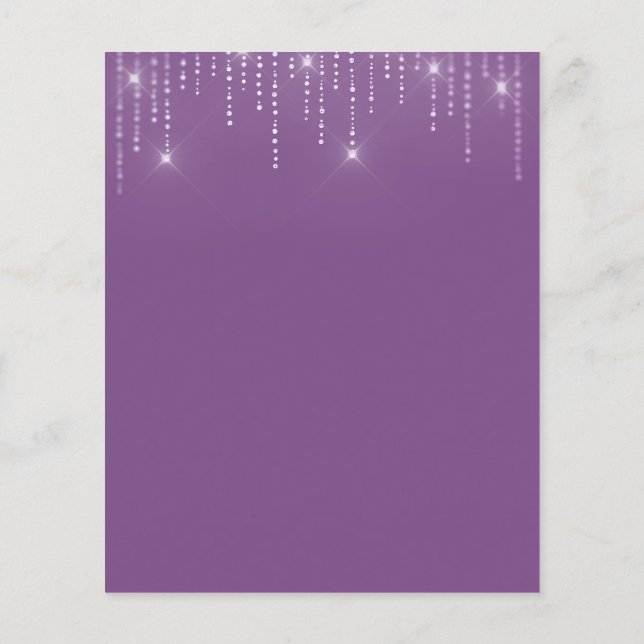 Elégant prospectus blanc or (Dos)