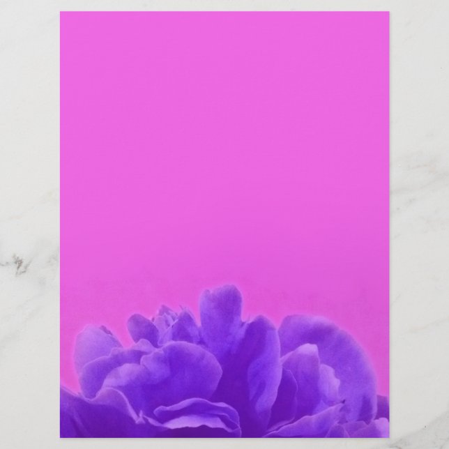 Elegant Purple Raspberry Floral (Devant)