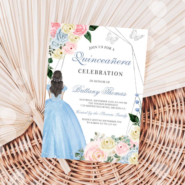 Elegant Quinceañera Invitation Card (Créateur téléchargé)