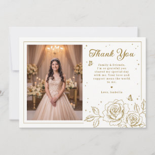 Élégant Quinceañera Photo Merci